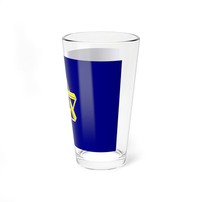 Flag of Makkari Hokkaido (Japan) Pint Glass 16oz