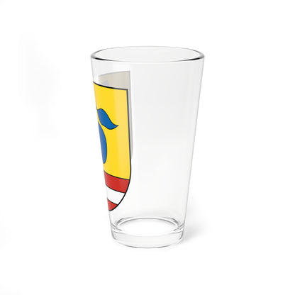 Coat of Arms of Vyšné Opátske (Slovakia) (Coat of Arms) Pint Glass 16oz