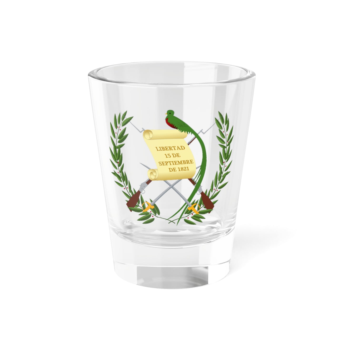Coat of arms of Guatemala (Guatemala) (Coat of Arms) Shot Glass 1.5oz