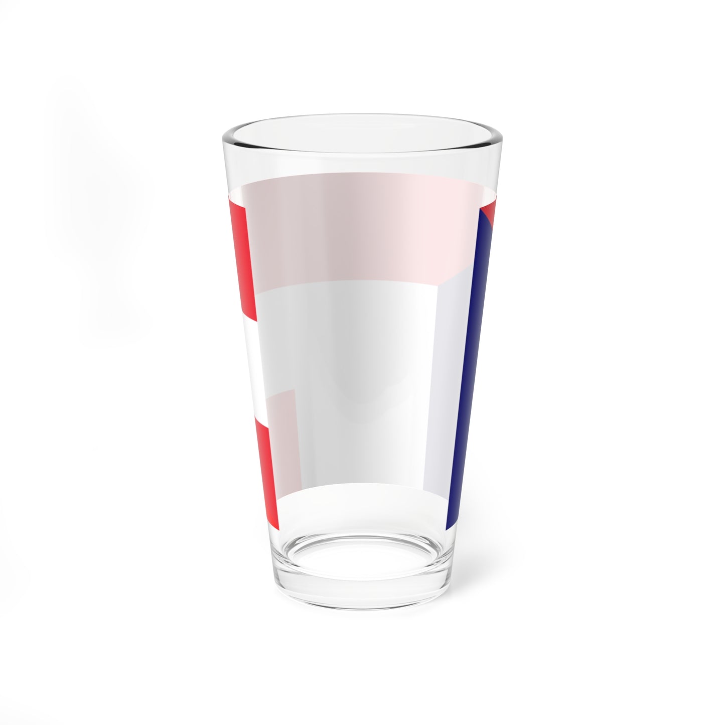 Flag of Austria and France (Austria) Pint Glass 16oz