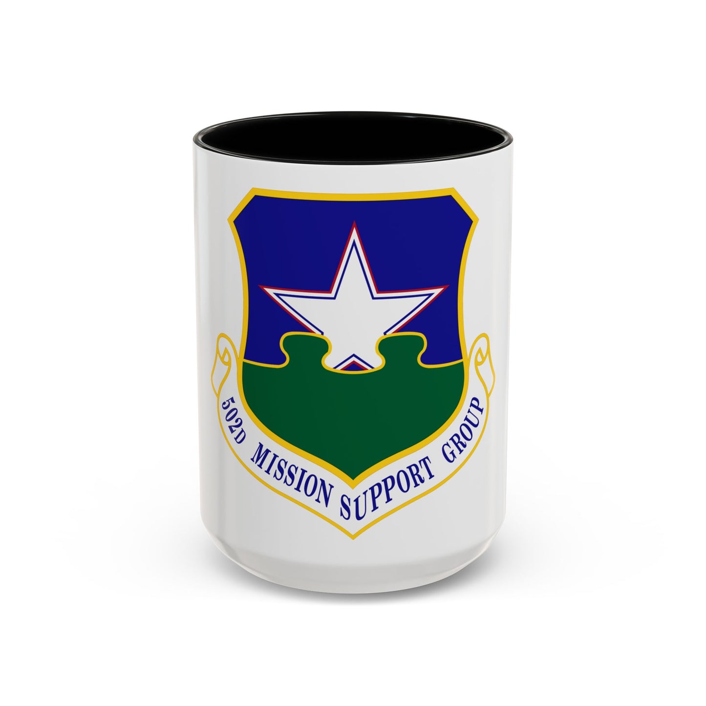 502d Mission Support Group (U.S. Air Force) Accent Coffee Mug
