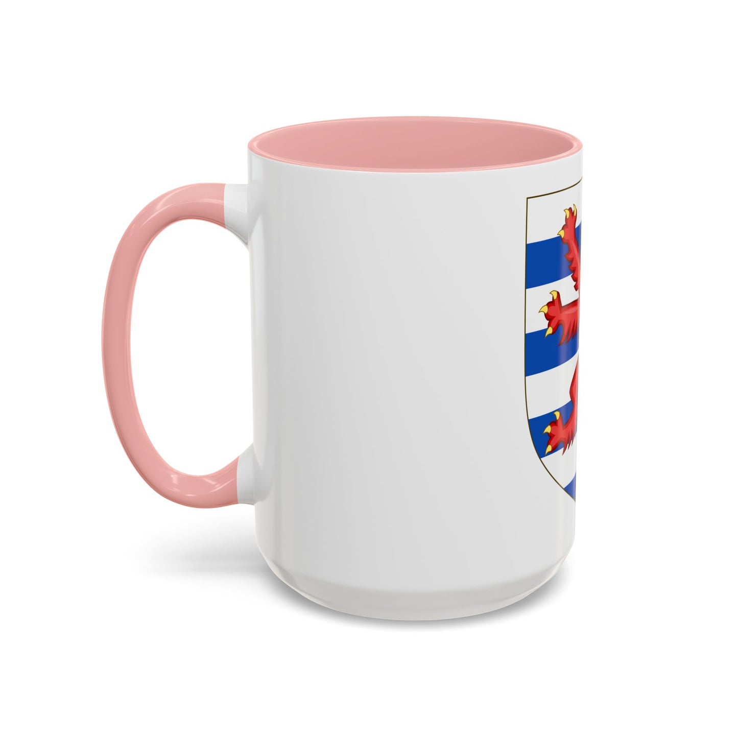 Coat of Arms of the House of Lusignan (Kings of Cyprus) - Accent Coffee Mug