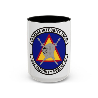 423d Security Forces Squadron (U.S. Air Force) Accent Coffee Mug