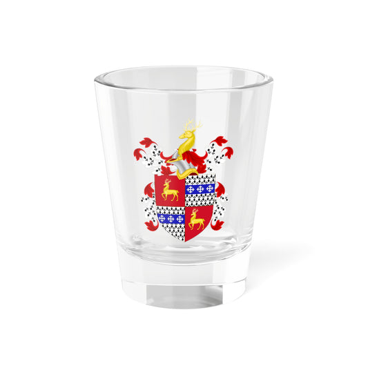 Coat of Arms of John Paul Jones (United States) (Coat of Arms) Shot Glass 1.5oz