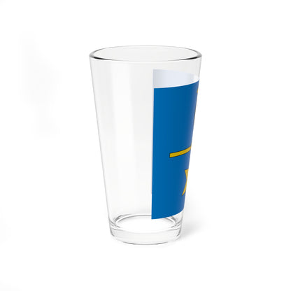 Flag of Denis Theurillat (Switzerland) Pint Glass 16oz