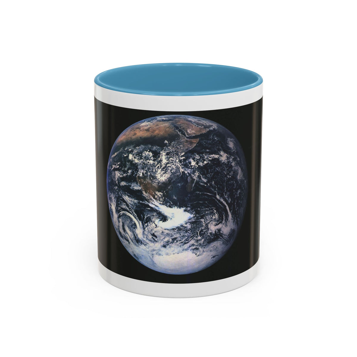 Space - Earth from Space (1973) (Map) Accent Coffee Mug
