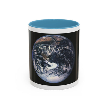 Space - Earth from Space (1973) (Map) Accent Coffee Mug