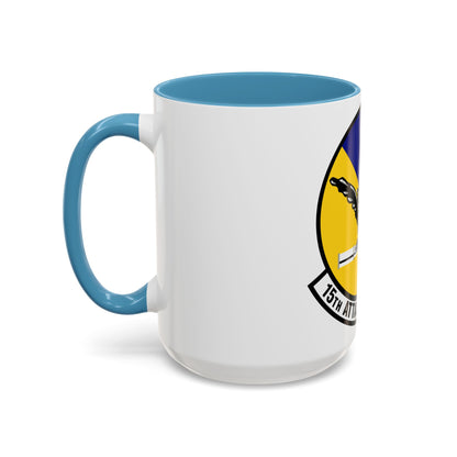 15th Attack Squadron Emblem (U.S. Air Force) Accent Coffee Mug