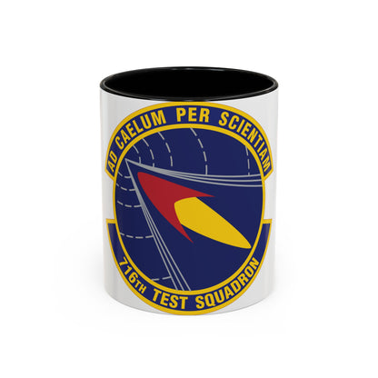 716th Test Squadron (U.S. Air Force) Accent Coffee Mug