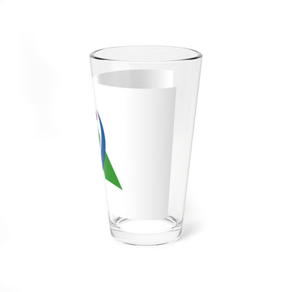 Flag of Aisai Aichi (Japan) Pint Glass 16oz