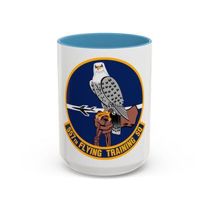 557 Flying Training Squadron AETC (U.S. Air Force) Accent Coffee Mug