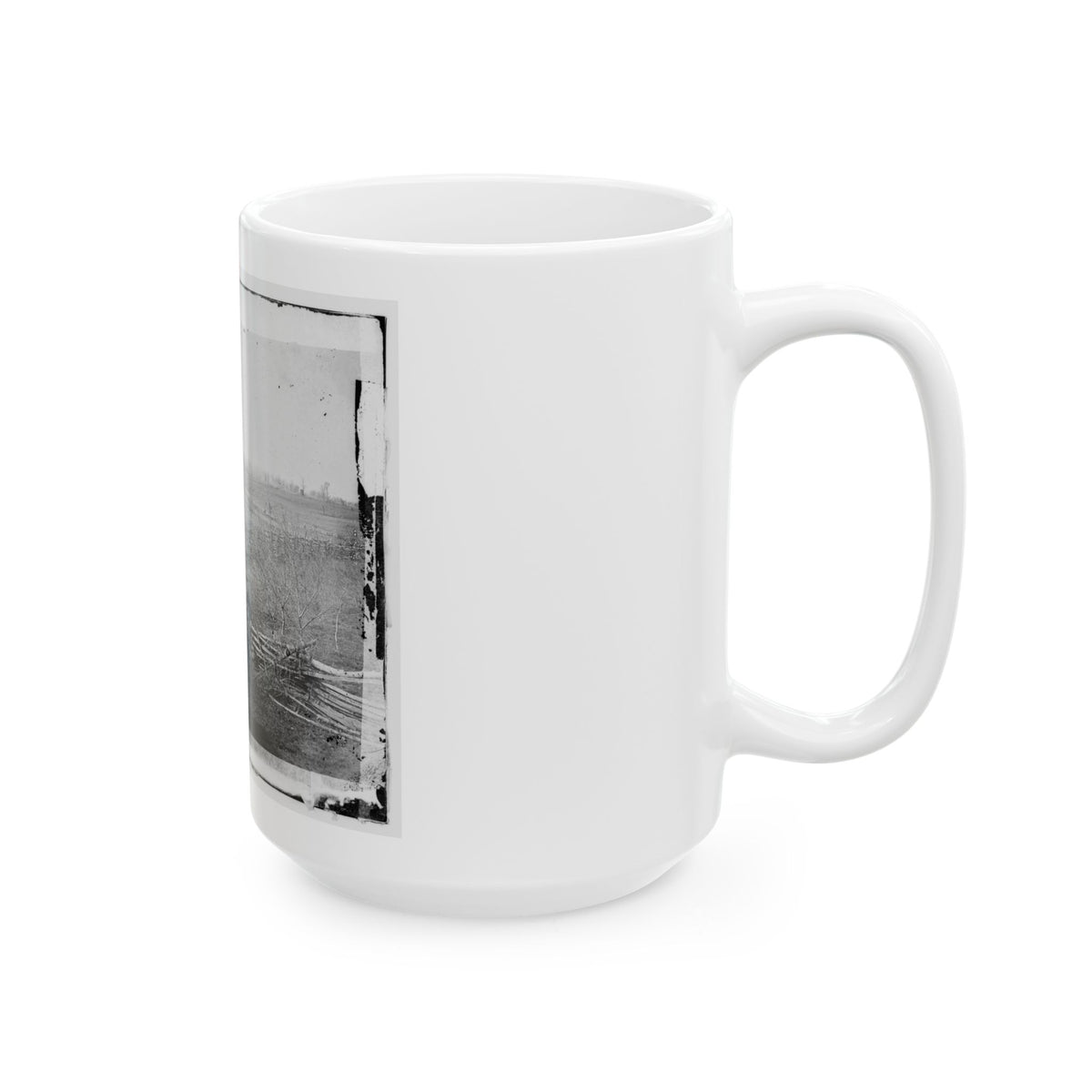 Bull Run, Va. View Of The Battlefield (U.S. Civil War) White Coffee Mug