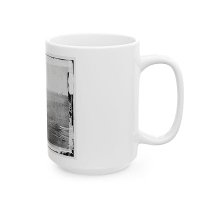 Bull Run, Va. View Of The Battlefield (U.S. Civil War) White Coffee Mug