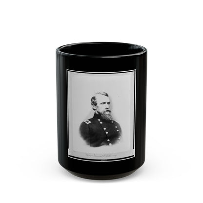 Major General D.B. Birney, Head-And-Shoulders Portrait, Facing Right (U.S. Civil War) Black Coffee Mug