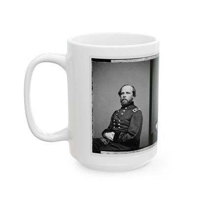 Portrait Of Maj. Gen. Darius Nash Couch, Officer Of The Federal Army (U.S. Civil War) White Coffee Mug