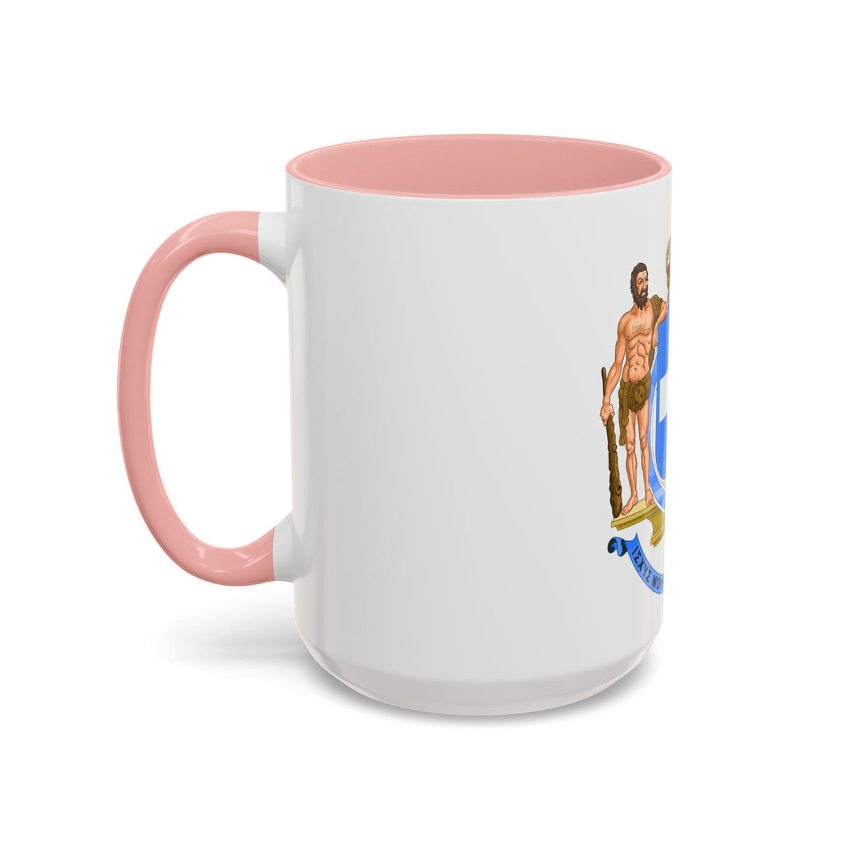 Coat of Arms of Greece (blue cross) - Accent Coffee Mug