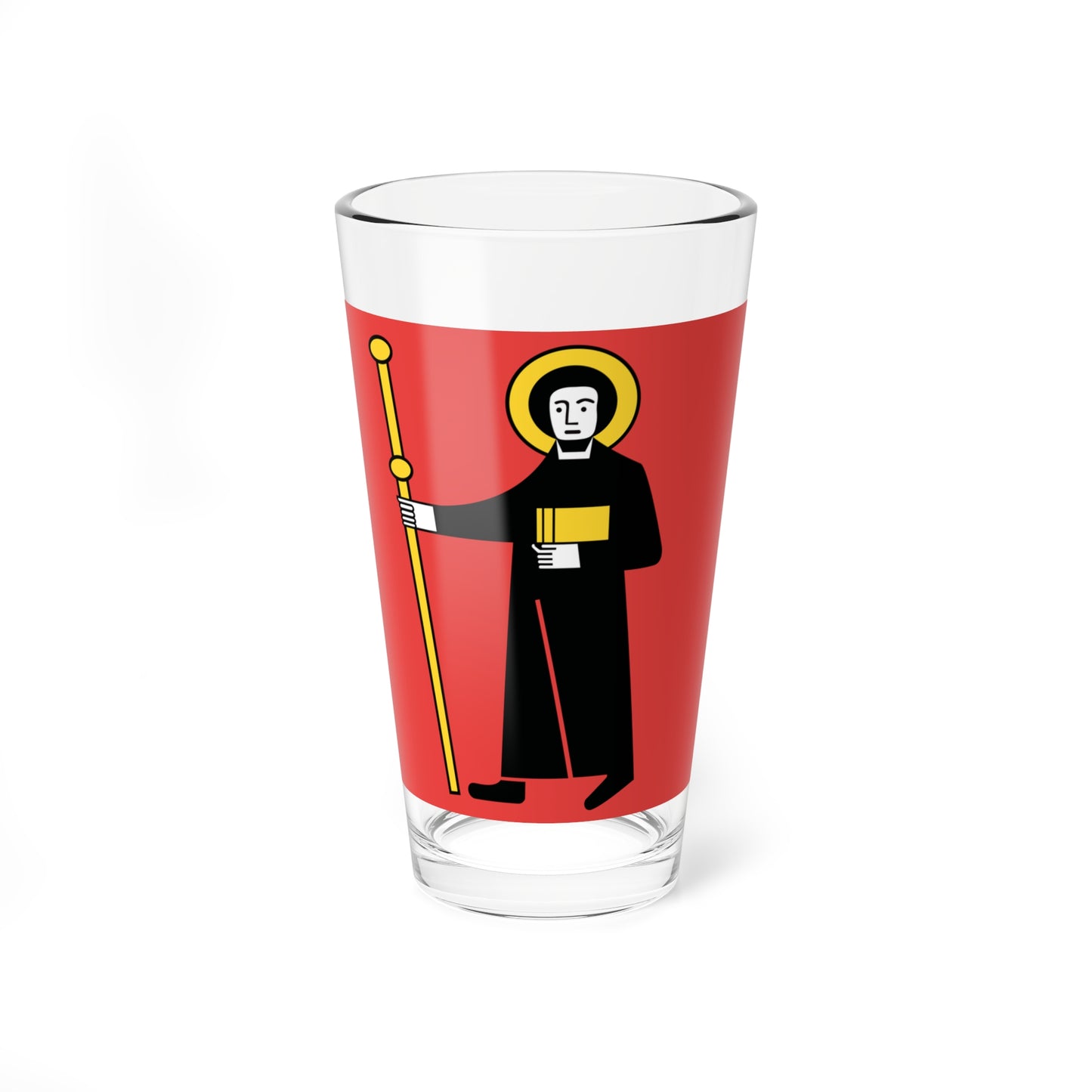 Flag of Canton of Glarus (Switzerland) Pint Glass 16oz