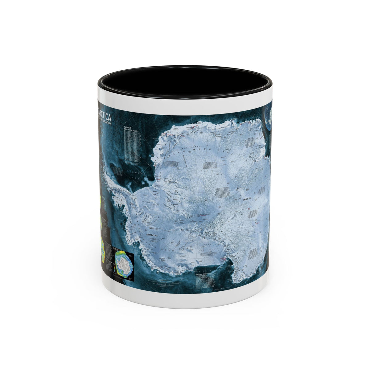 Antarctica (2002) (Map) Accent Coffee Mug