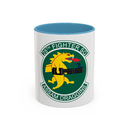 25th Fighters Sq (U.S. Air Force) Accent Coffee Mug