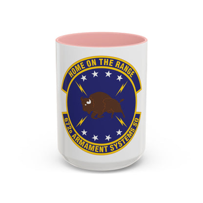 672d Armament Systems Squadron (U.S. Air Force) Accent Coffee Mug