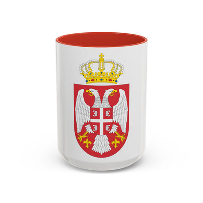 Coat of arms of Serbia small (2004 - 2010) - Accent Coffee Mug