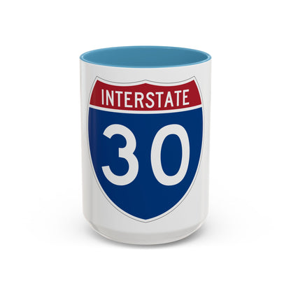 Interstate 30 (U.S. Highways) Accent Coffee Mug