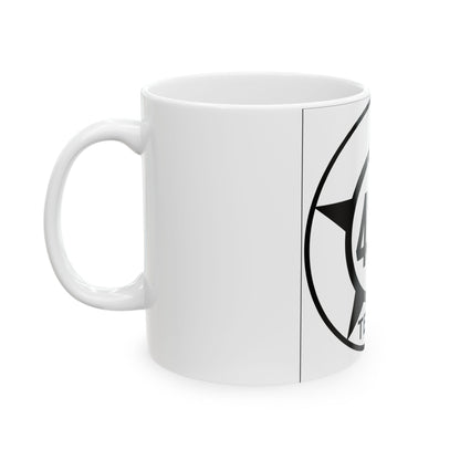 Old Texas 43A (Texas) (Road Sign) White Coffee Mug