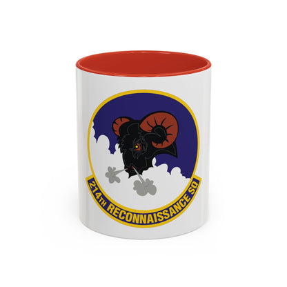 214th Reconnaissance Squadron (U.S. Air Force) Accent Coffee Mug