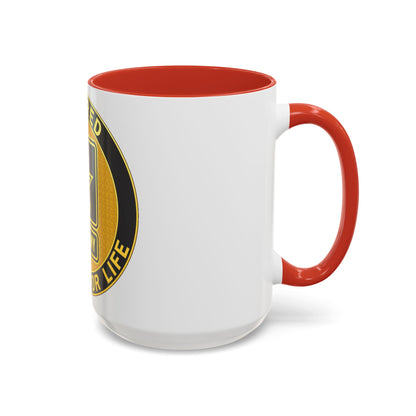 Mug à café avec insigne d'identification de service à la retraite (armée américaine)