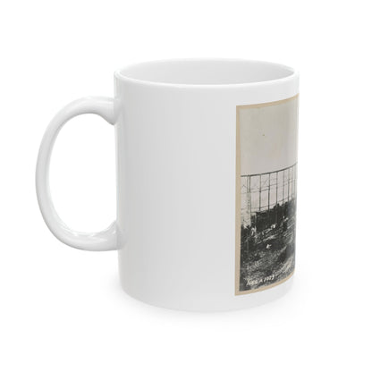 Bridge Over Running Water Creek Destroyed During The Civil War (U.S. Civil War) White Coffee Mug