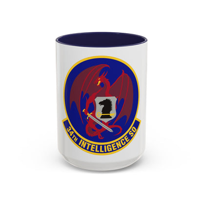 34th Intelligence Squadron (U.S. Air Force) Accent Coffee Mug