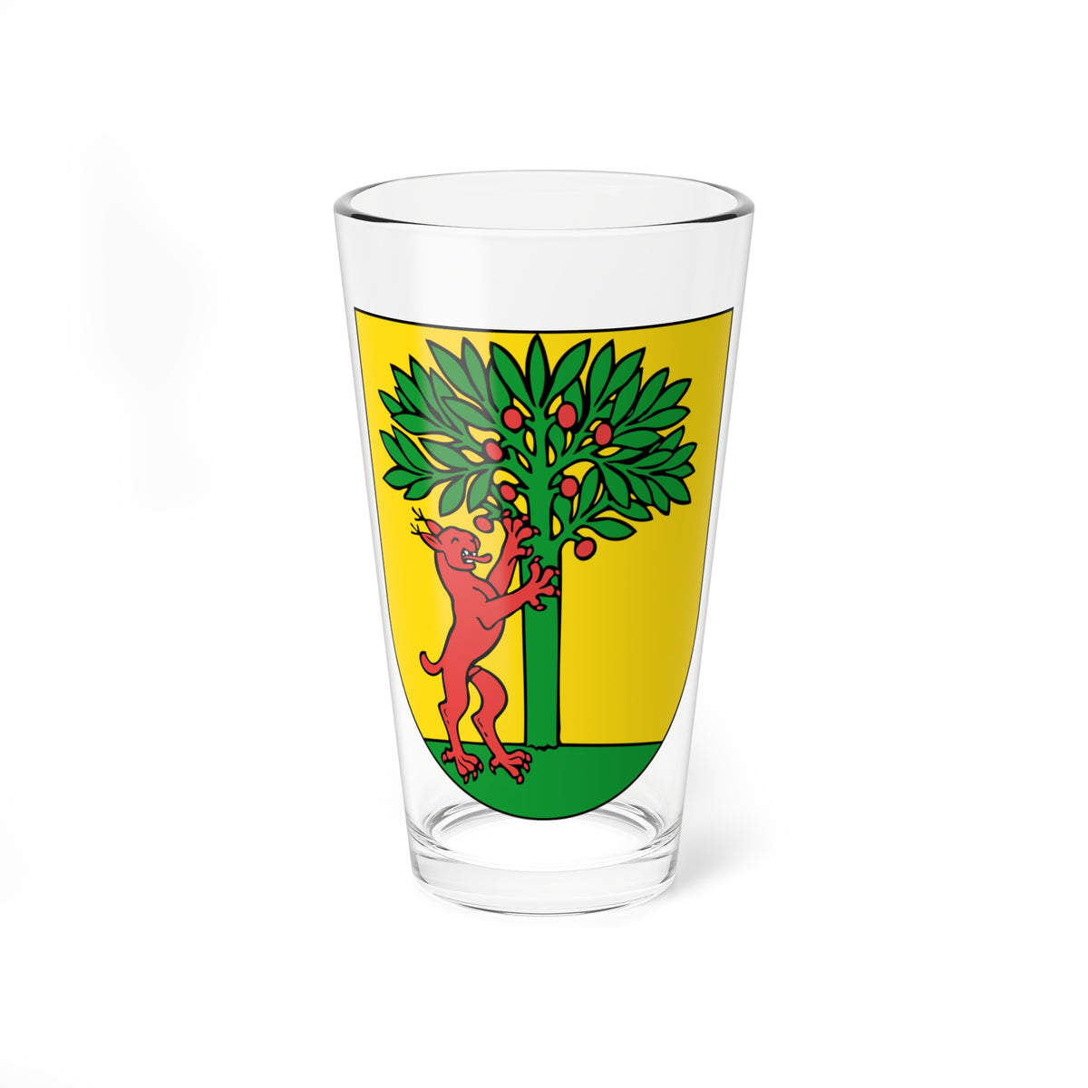 Wappen Risch Rotkreuz (Switzerland) (Coat of Arms) Pint Glass 16oz