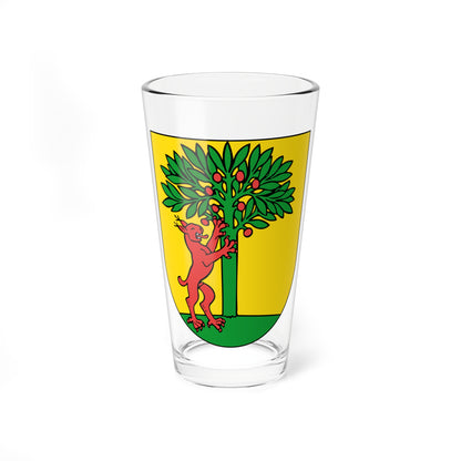 Wappen Risch Rotkreuz (Switzerland) (Coat of Arms) Pint Glass 16oz