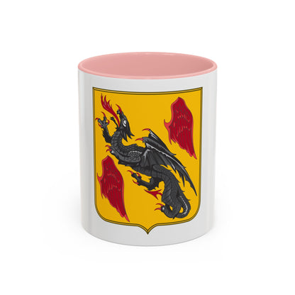 81 Airborne Antiaircraft Artillery Battalion 2 (U.S. Army) Accent Coffee Mug