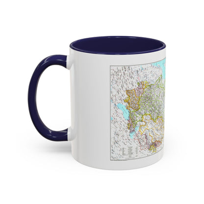 Russia - Soviet Union 1 (1990) (Map) Accent Coffee Mug