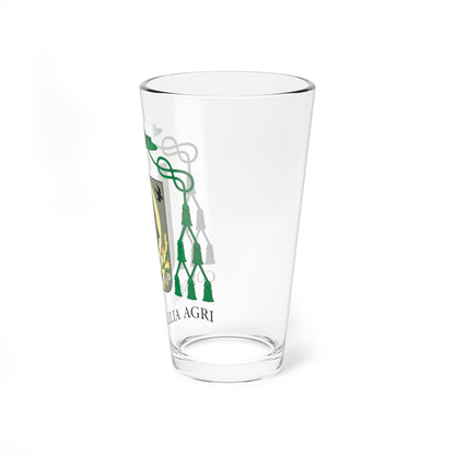 Escudo de Joan Carrera Planas. (Spain) (Coat of Arms) Pint Glass 16oz