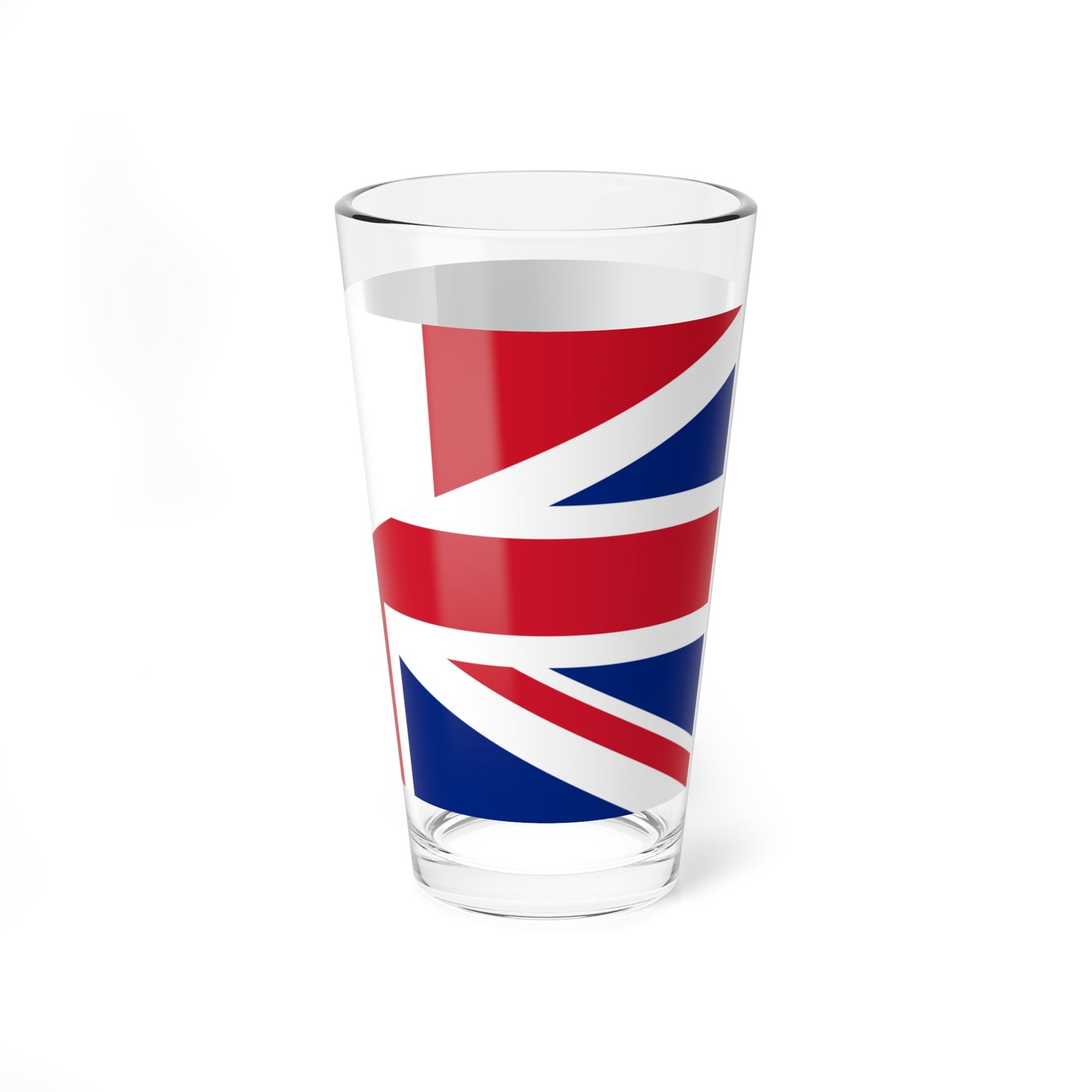 Flag of France and the United Kingdom (France) Pint Glass 16oz