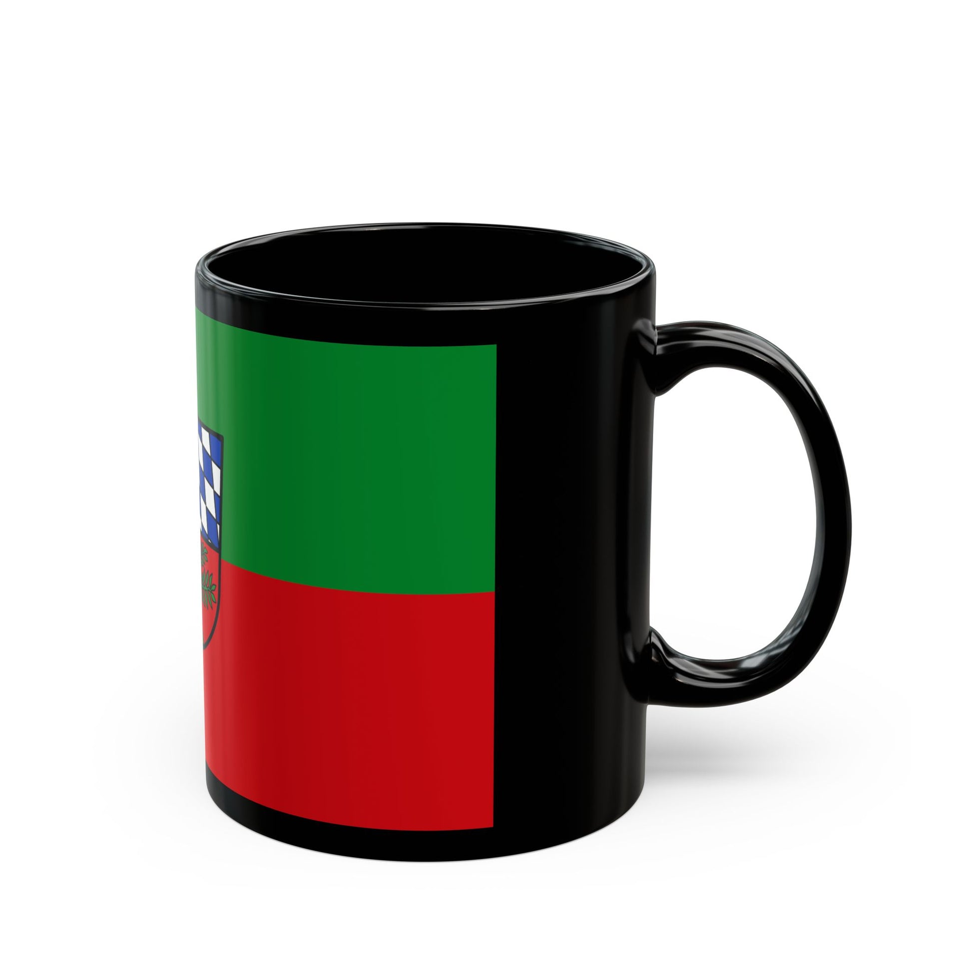 Flag of Weiden in der Oberpfalz Germany - Black Coffee Mug-Go Mug Yourself