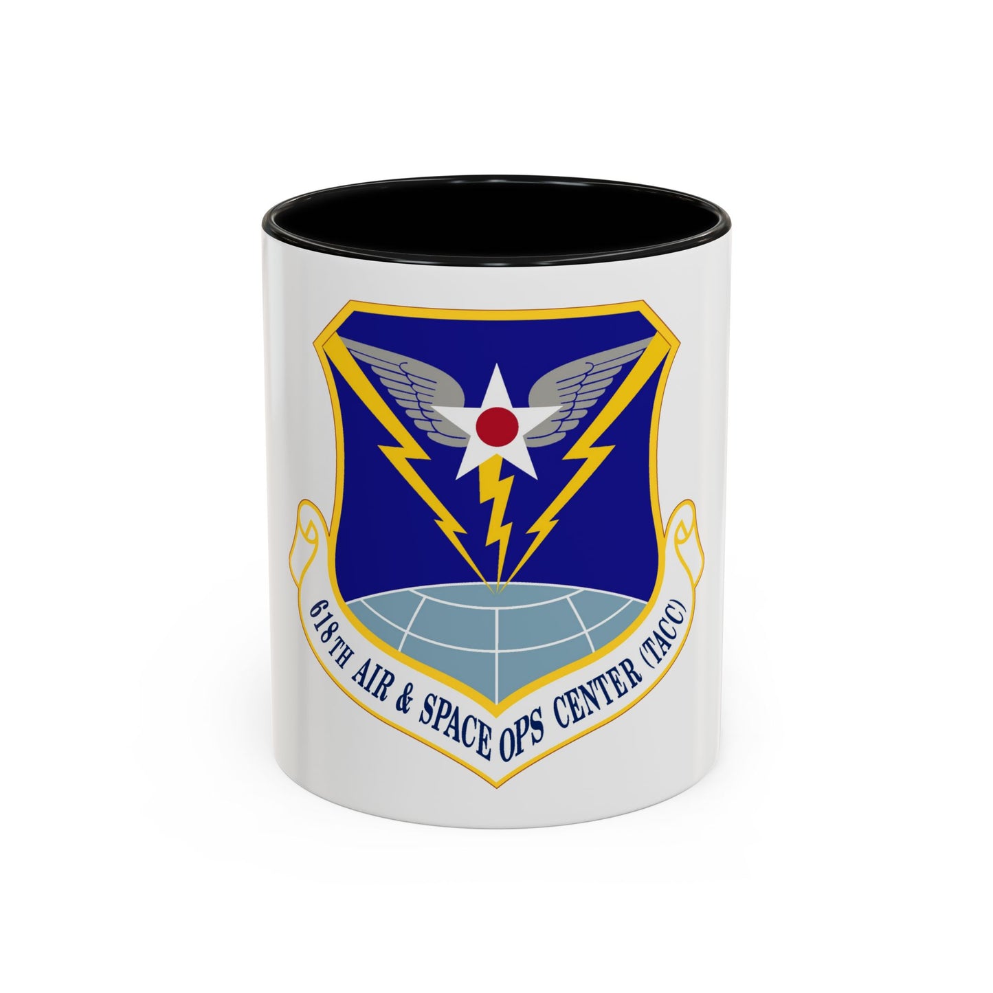 618 Air Operations Center AMC (U.S. Air Force) Accent Coffee Mug