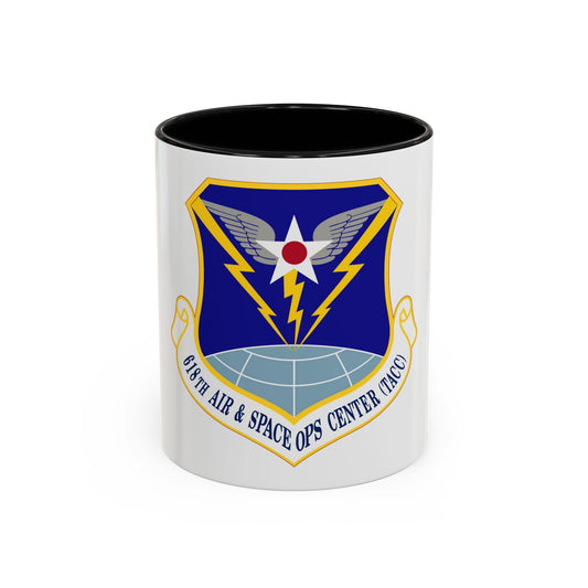 618 Air Operations Center AMC (U.S. Air Force) Accent Coffee Mug