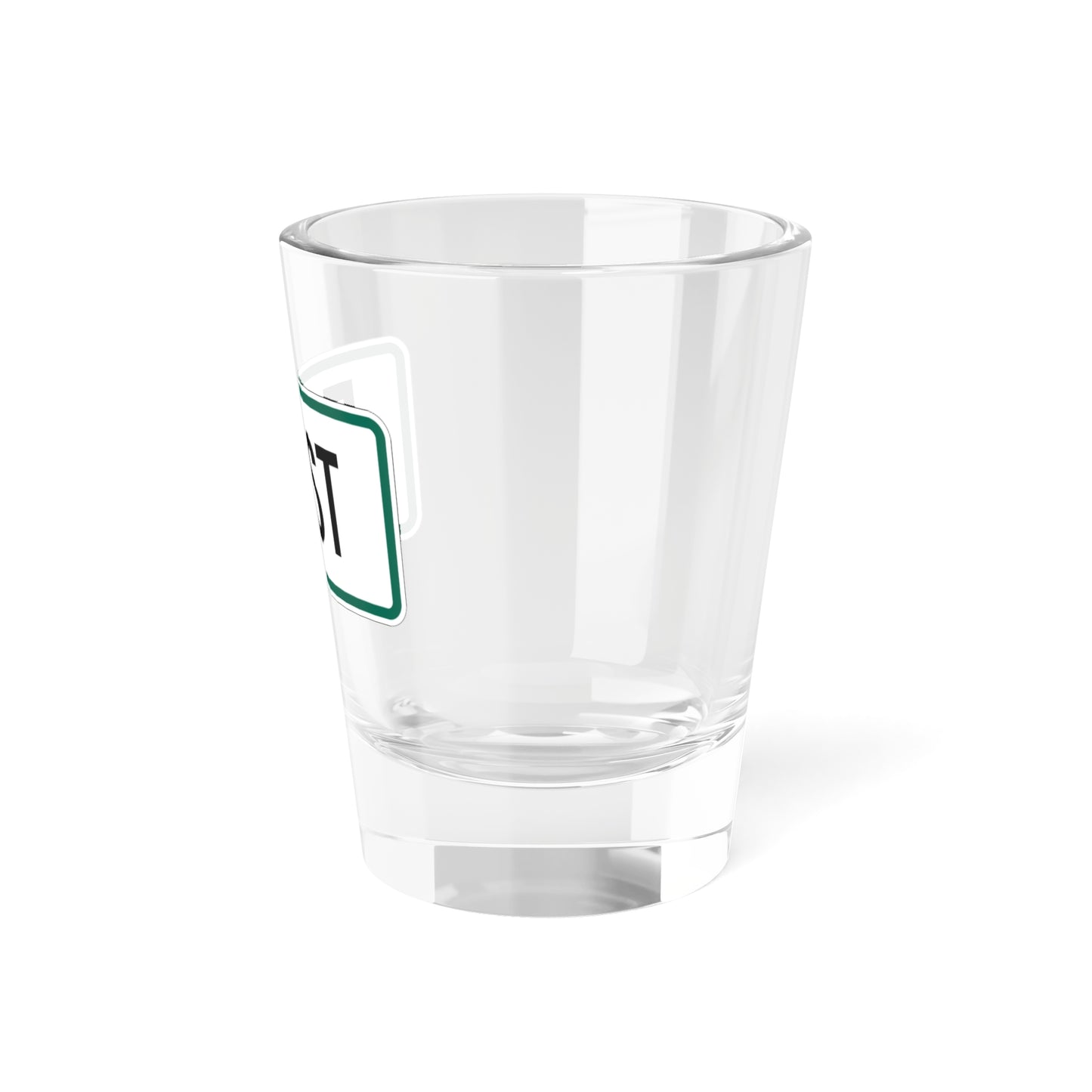East plate South Dakota (South Dakota) (Road Sign) Shot Glass 1.5oz