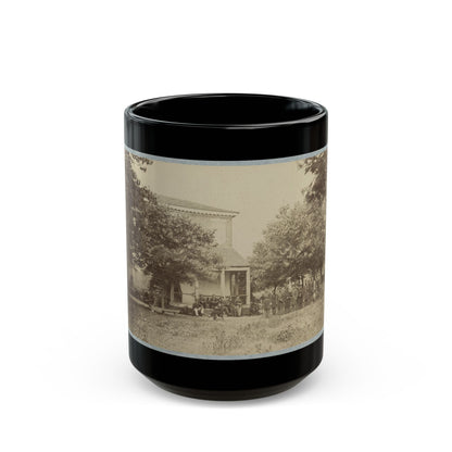 Brig. Gen. J. J. Abercrombie And Staff(2) (U.S. Civil War) Black Coffee Mug