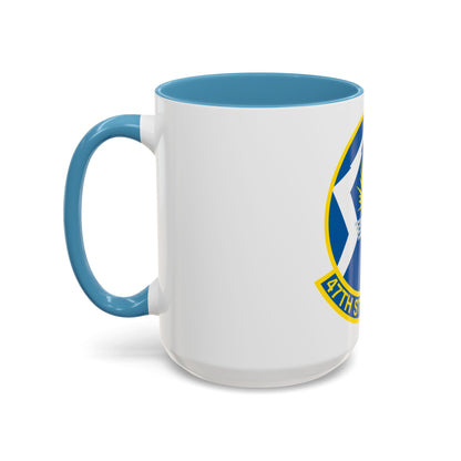 47th Student Sq (U.S. Air Force) Accent Coffee Mug