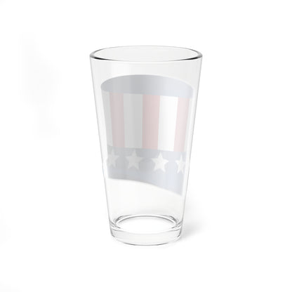 Uncle Sam hat (United States) Pint Glass 16oz