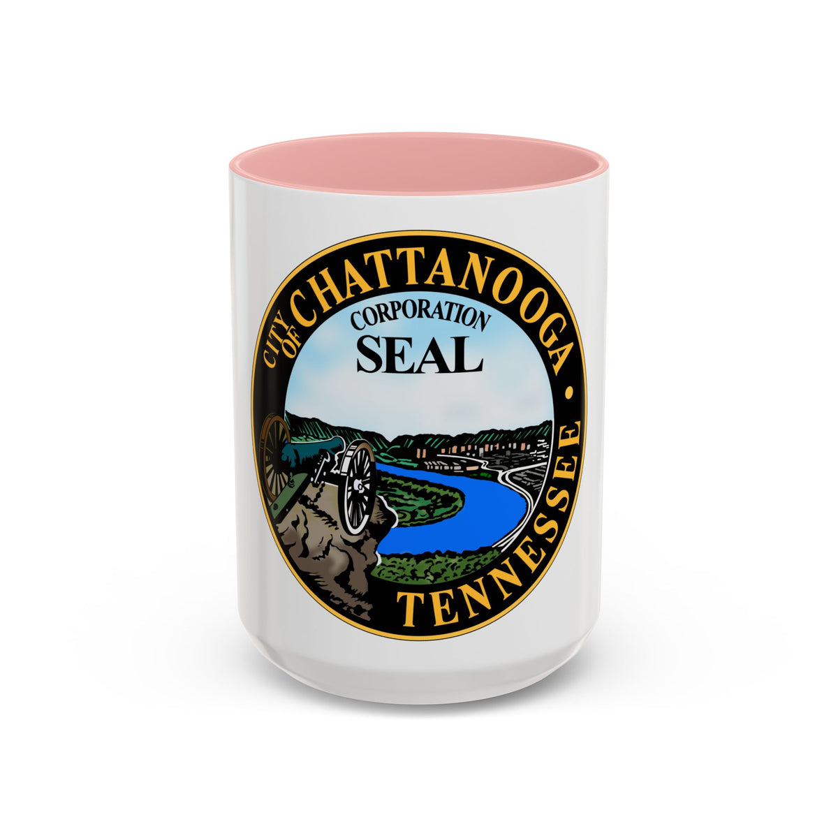 Seal of Chattanooga Tennessee - Accent Coffee Mug