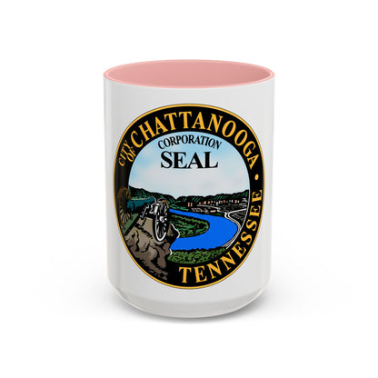 Seal of Chattanooga Tennessee - Accent Coffee Mug
