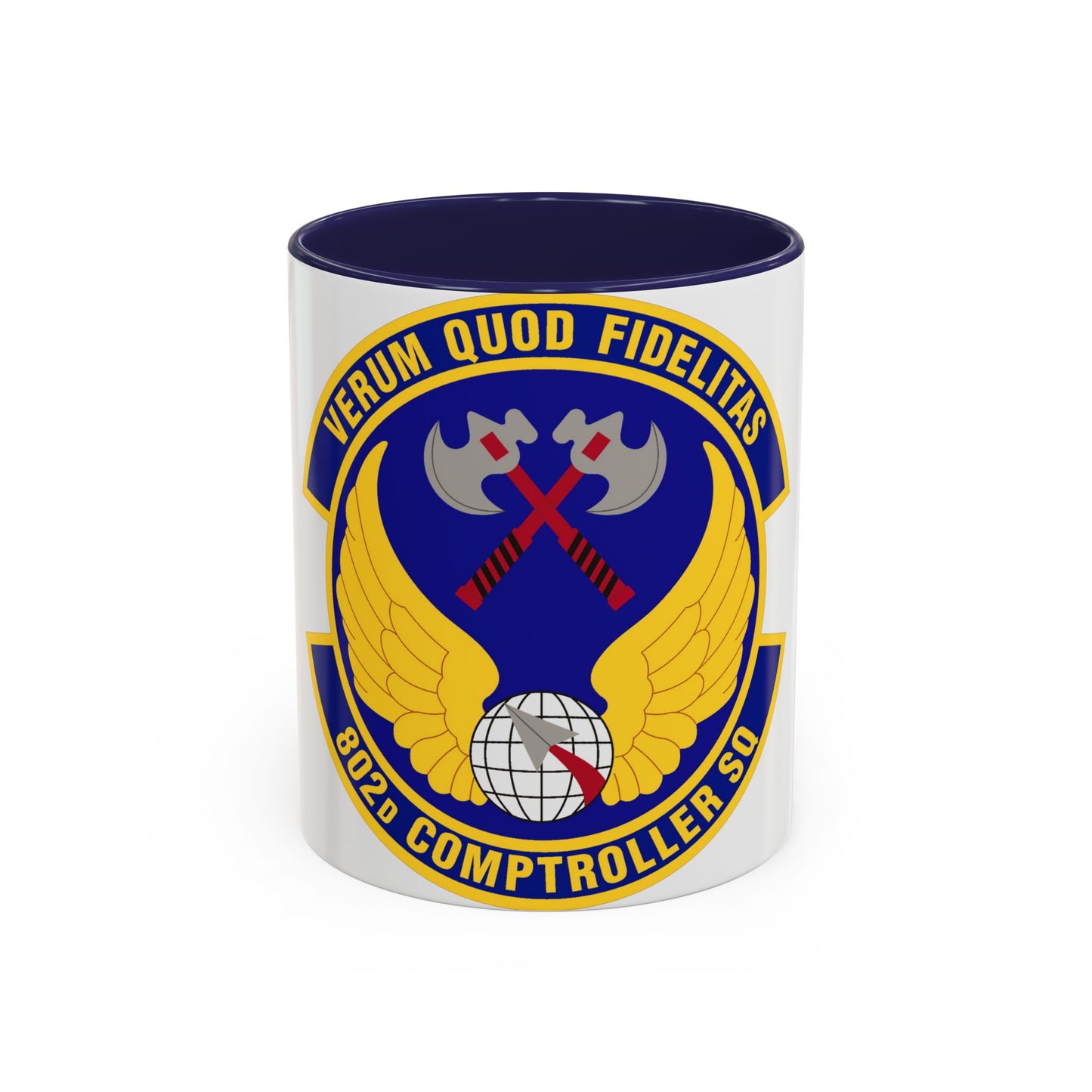 802d Comptroller Squadron (U.S. Air Force) Accent Coffee Mug