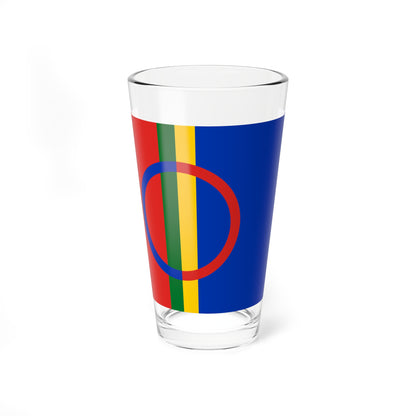 Sami flag (Sweden) Pint Glass 16oz