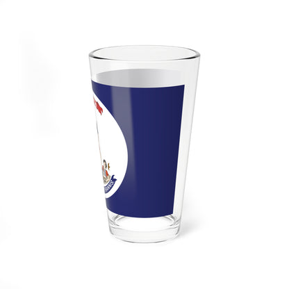 Flag of Virginia 1861-1865 (United States) Pint Glass 16oz