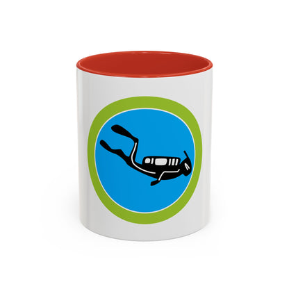 Scuba Diving (Boy Scout Merit Badge) Accent Coffee Mug